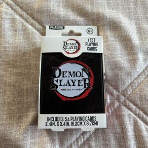 Demon Slayer Playing Cards In Collectible Tin Paladone Kimetsu No Yaiba